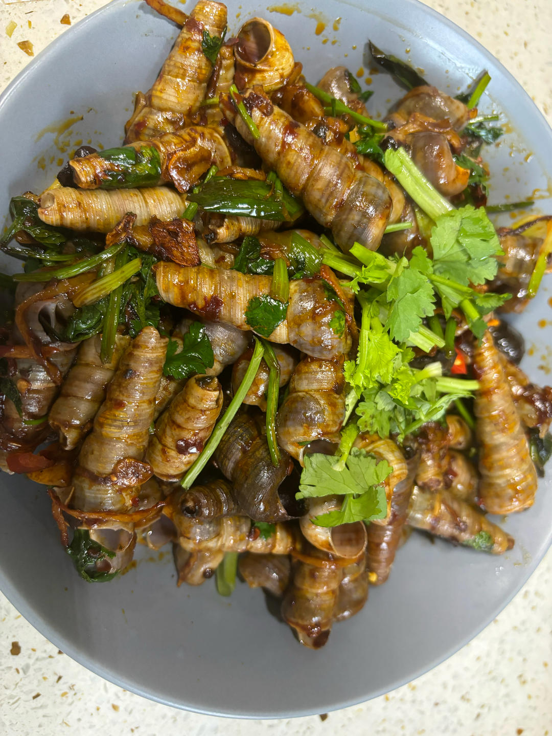 香辣爆炒钉螺——宵夜の灵魂