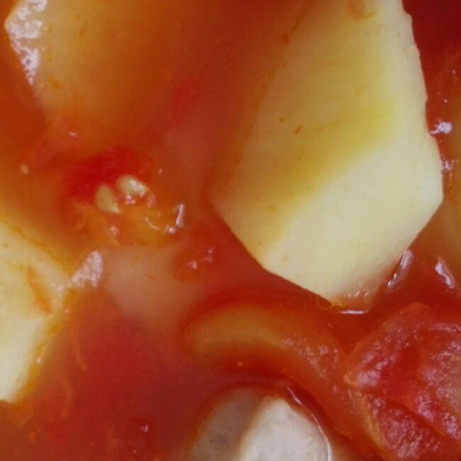 土豆番茄肉丸汤