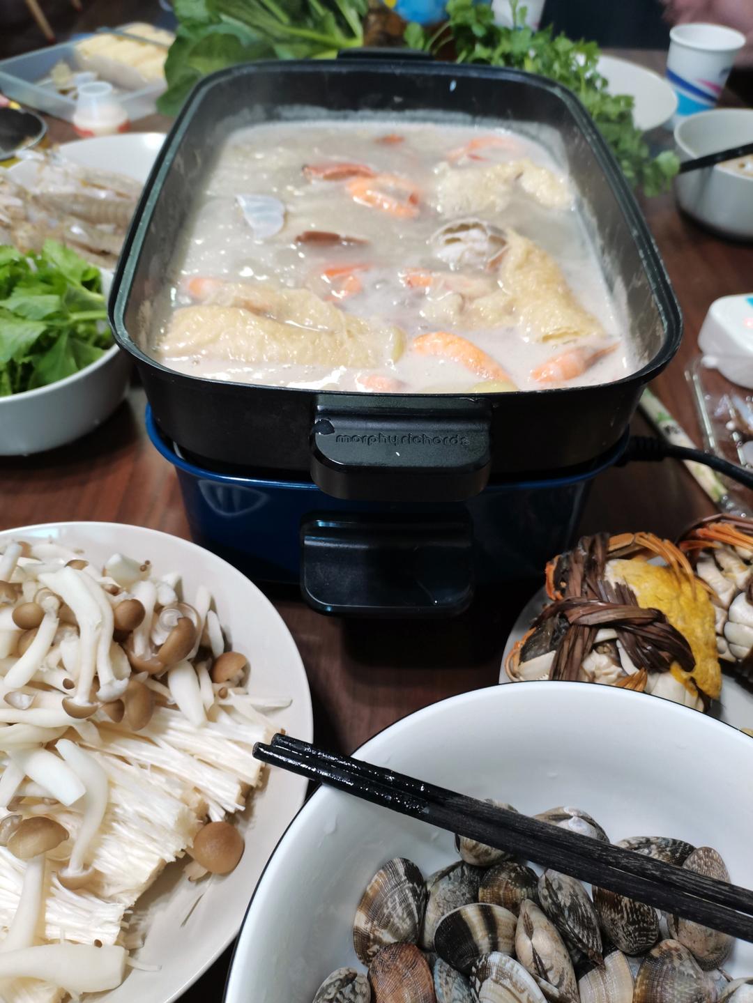 老广东冬日挚爱🔥粥底火锅（毋米粥火锅，浓稠无米粒）❗更新超快捷做法