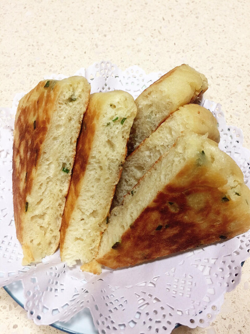 手不沾面做发面大饼