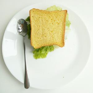 简版三明治
「快手早餐」的做法 步骤3