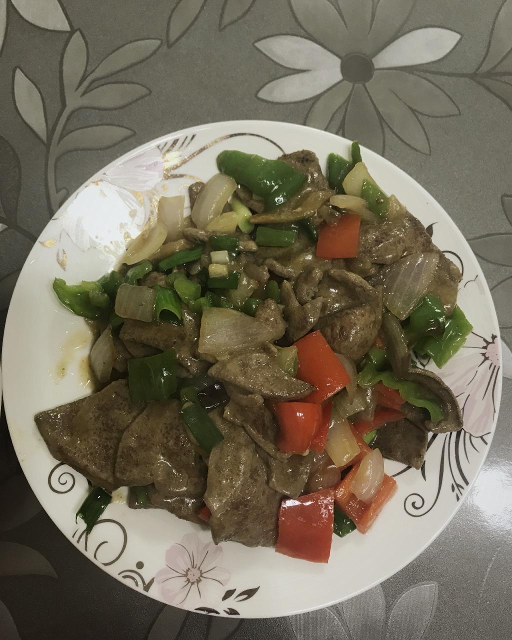 嫩炒猪肝