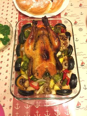 黄油海盐黑胡椒烤全鸡（圣诞烤鸡）的做法 步骤11