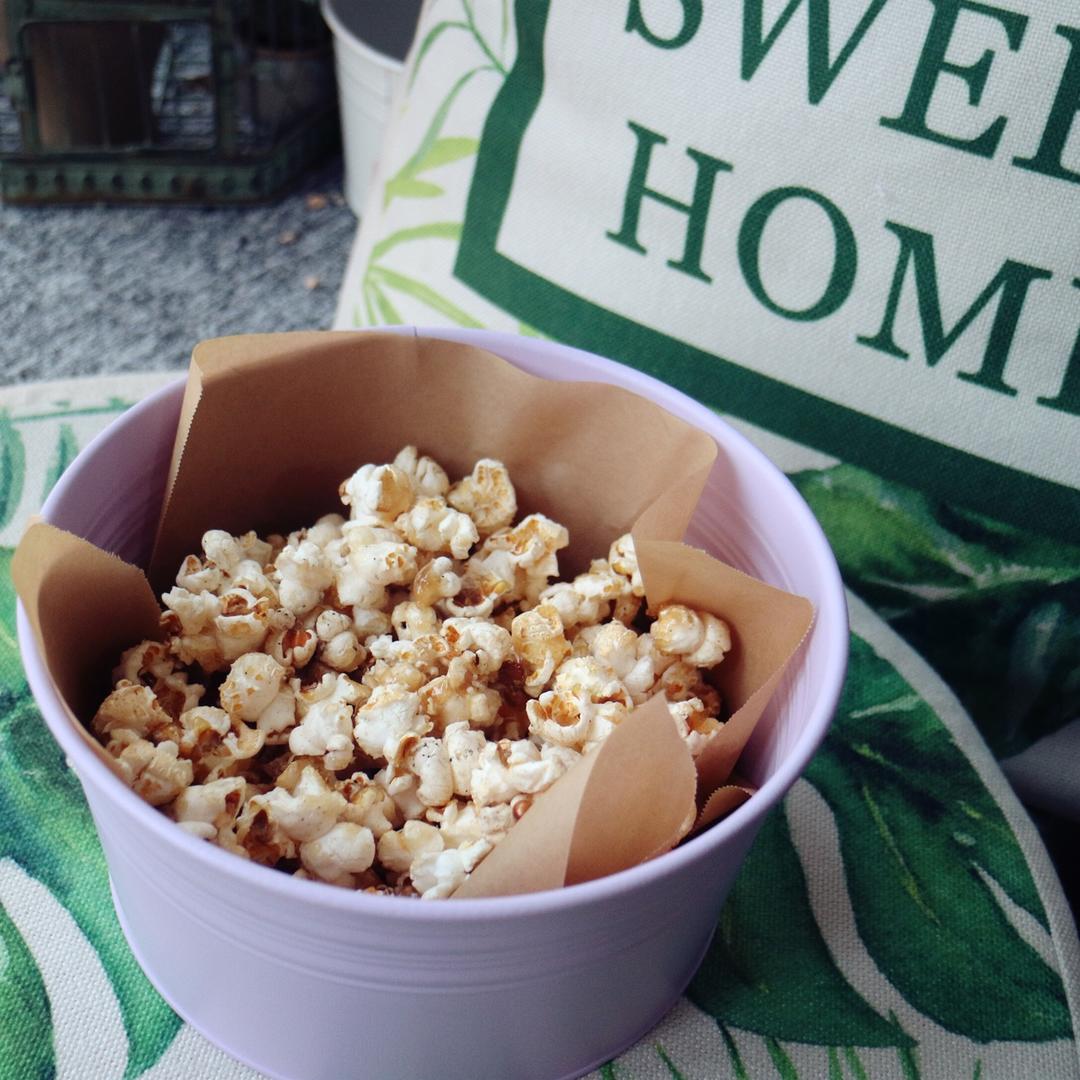 春节零食自制焦糖爆米花 Caramel Popcorn