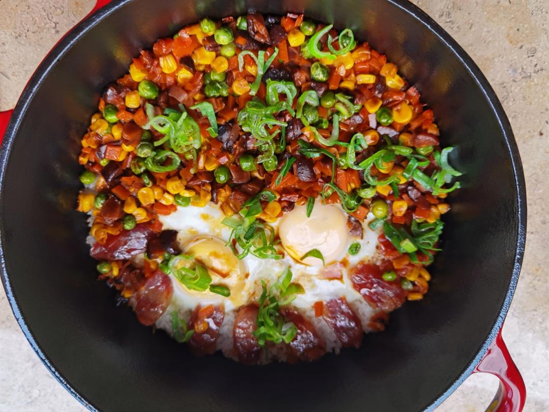 北鼎铸铁锅食谱｜煲仔饭