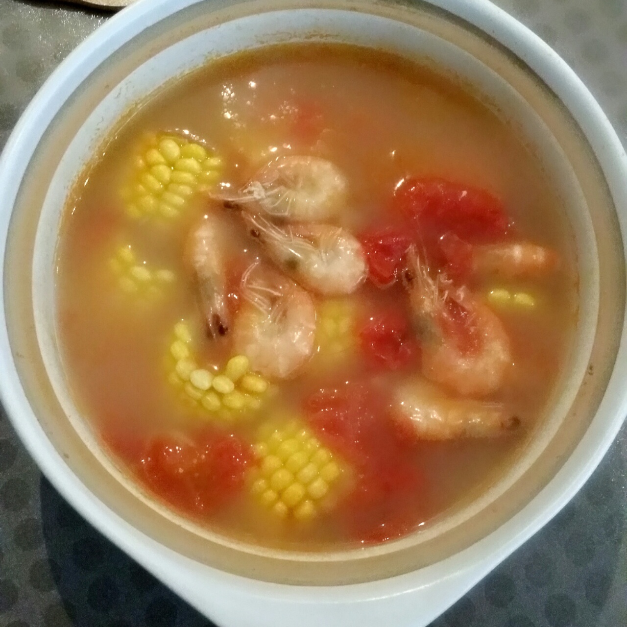 番茄土豆玉米排骨汤