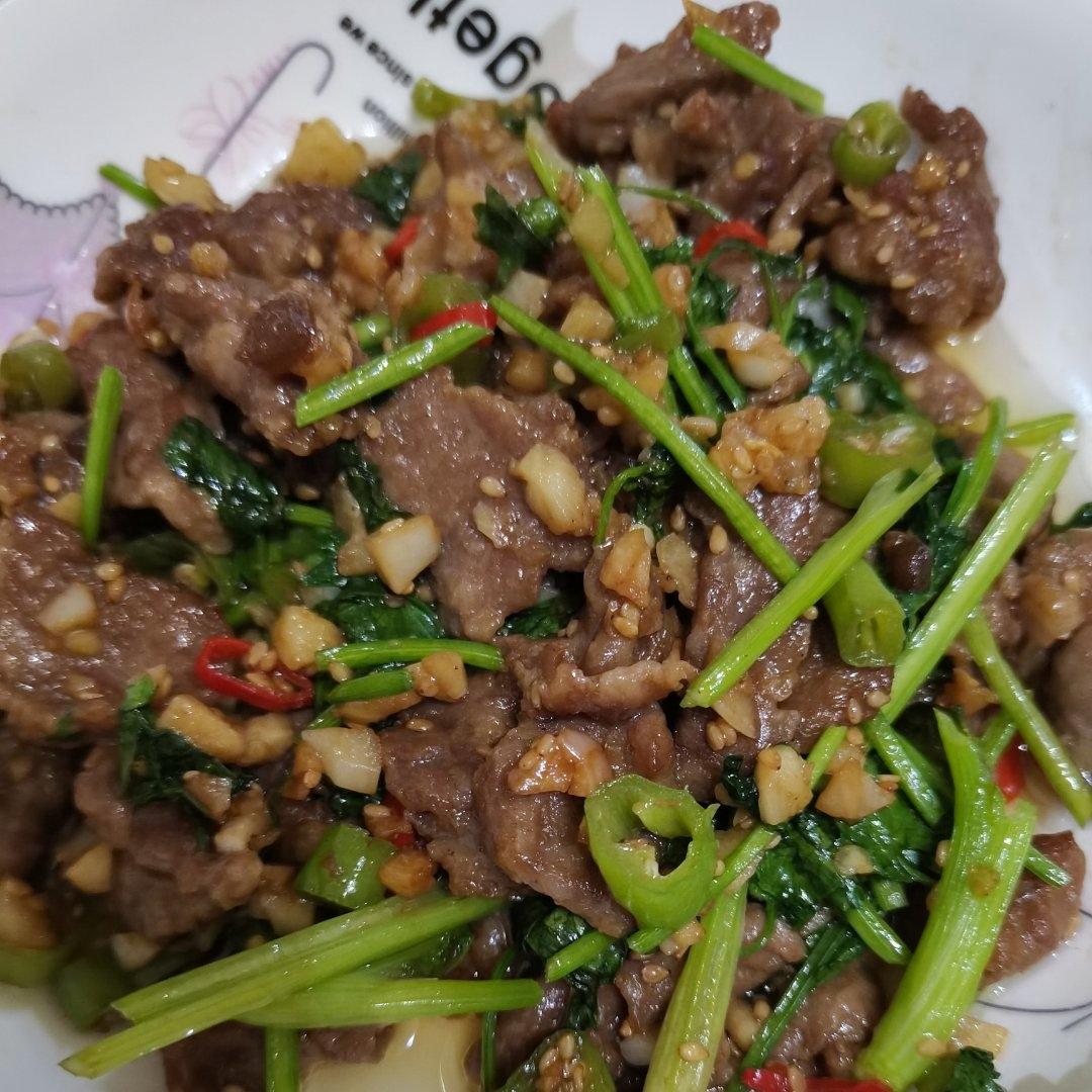 香菜牛肉