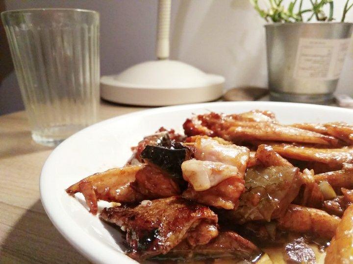 糖醋三文鱼&鱼皮