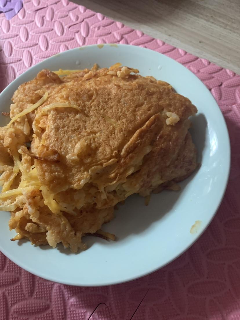 米饭土豆鸡蛋饼