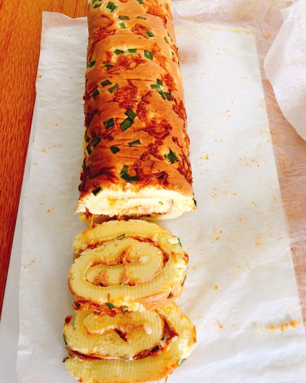 美善 品【香葱肉松蛋糕卷】