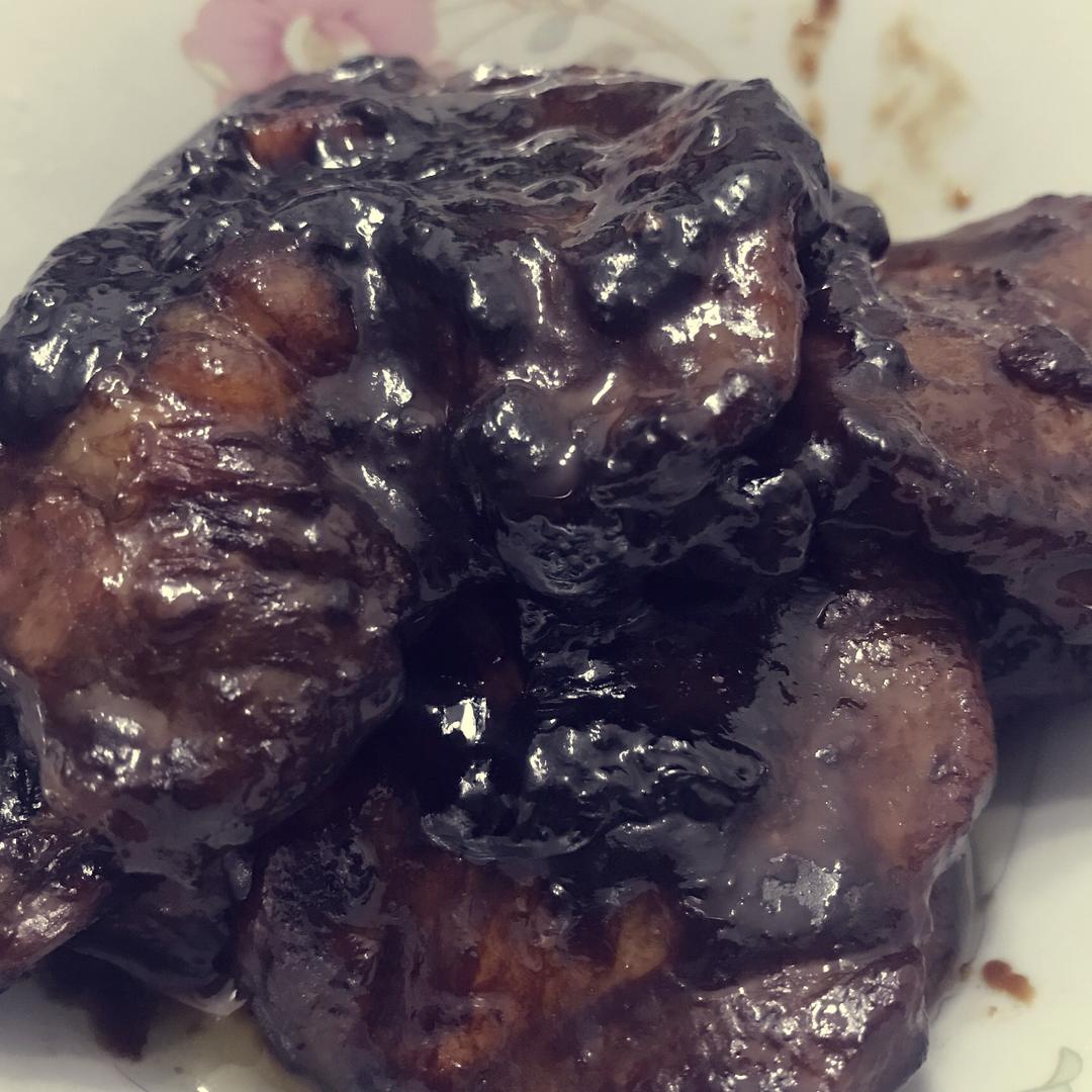 红烧梅肉排