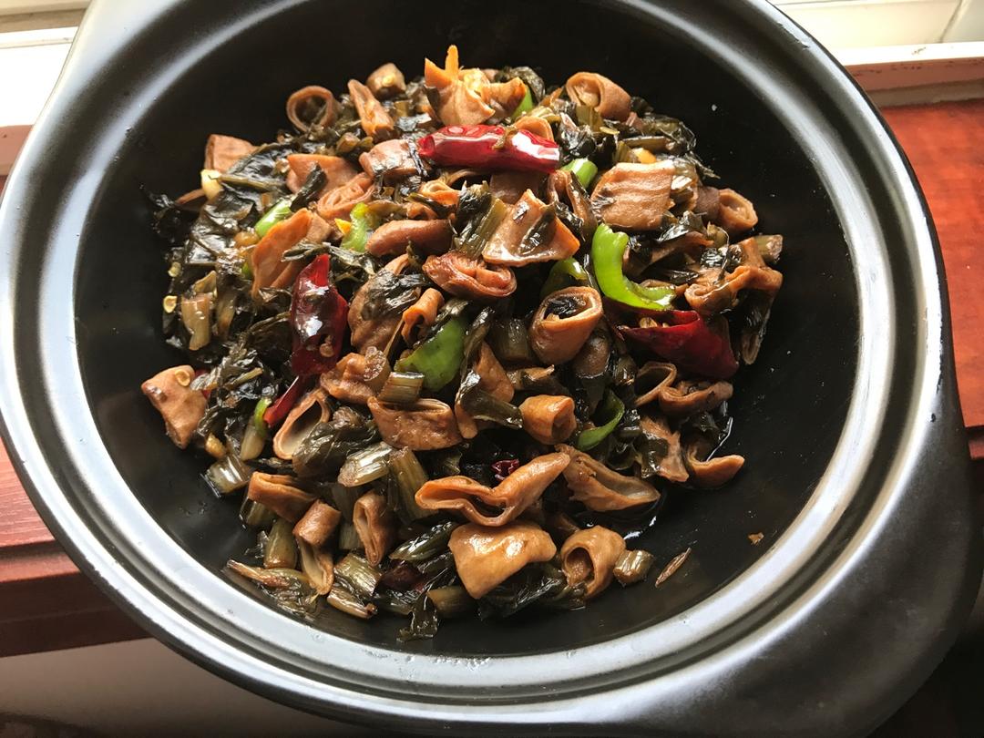 【雪菜炒大肠图片】houhou麻麻_下厨房