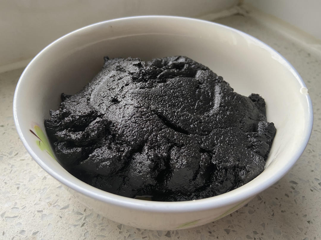 无油芝麻花生馅【可塑型/包汤圆/面包馅料/月饼馅/馅饼/无油馅料/黑芝麻馅】