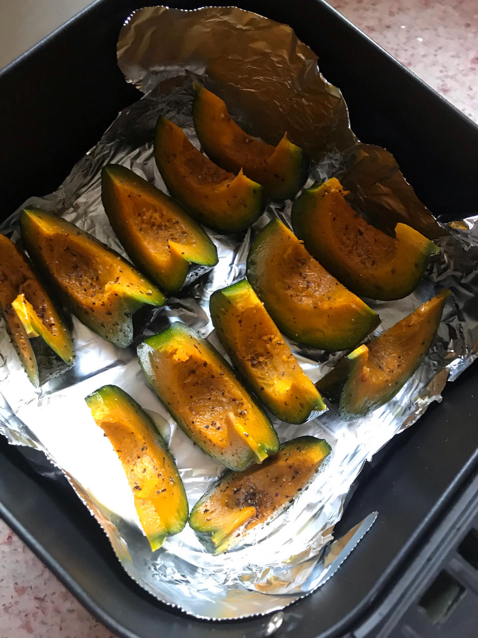 空气炸锅版烤南瓜