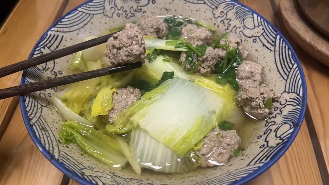 妈妈牌猪肉丸子汤