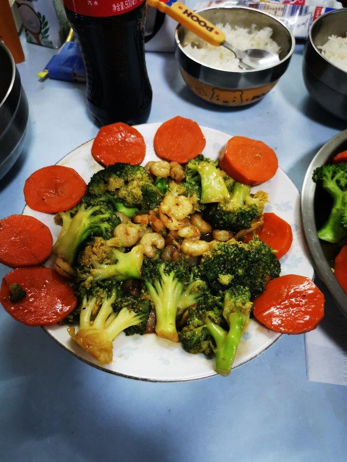 西兰花炒虾仁🍤