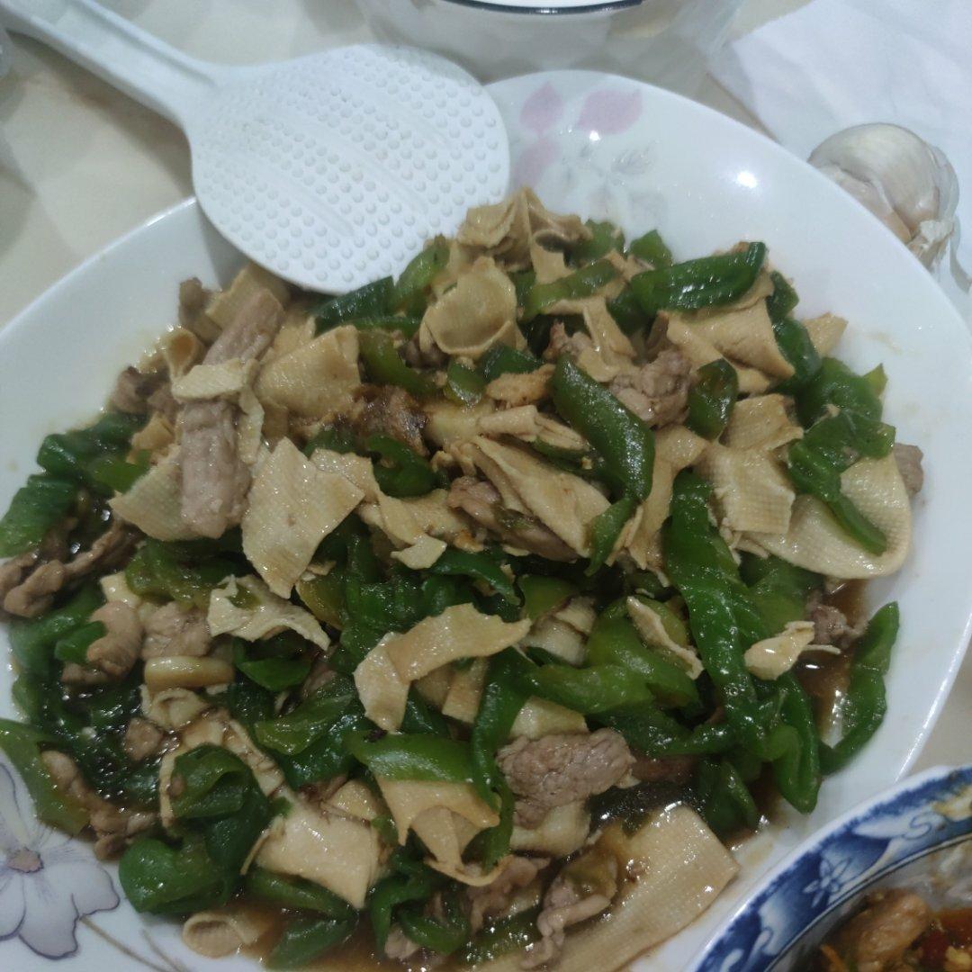 尖椒干豆腐