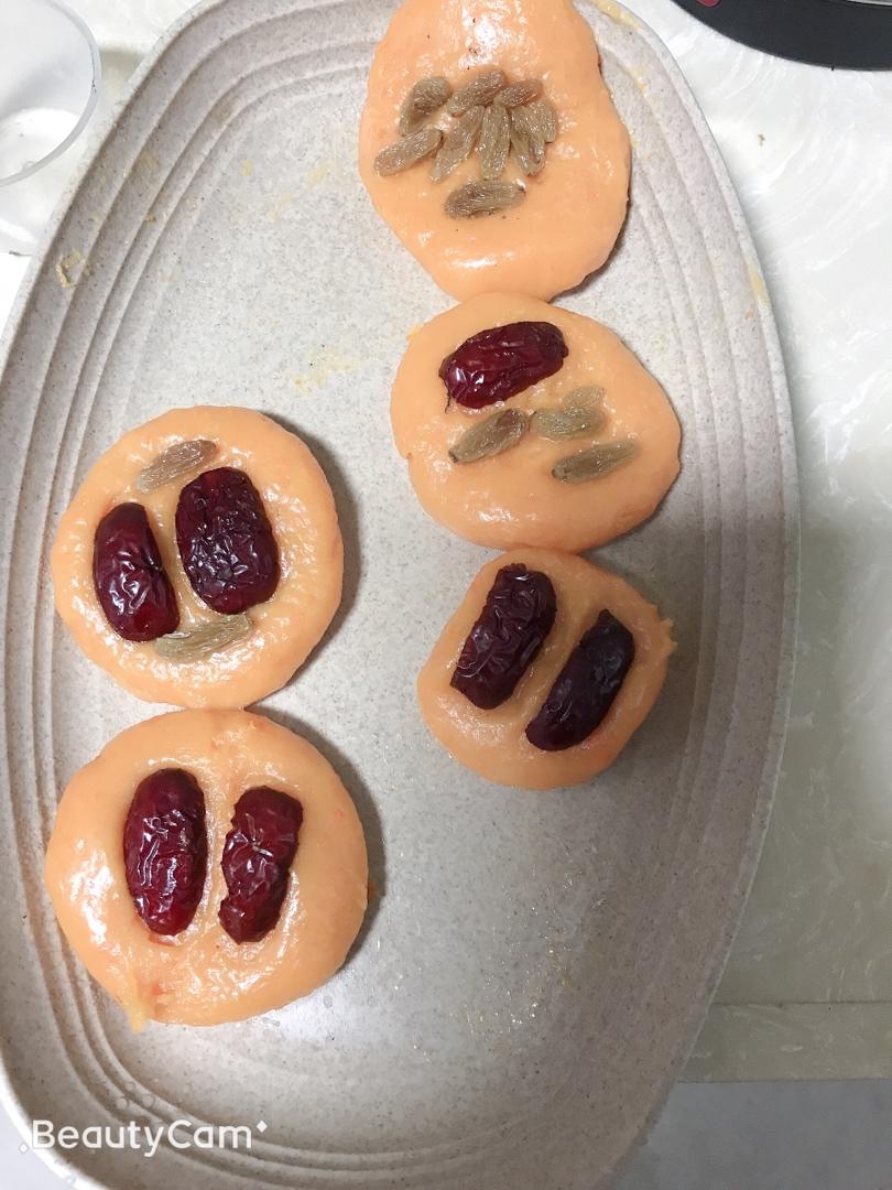 不加1滴水的胡萝卜红枣软糕