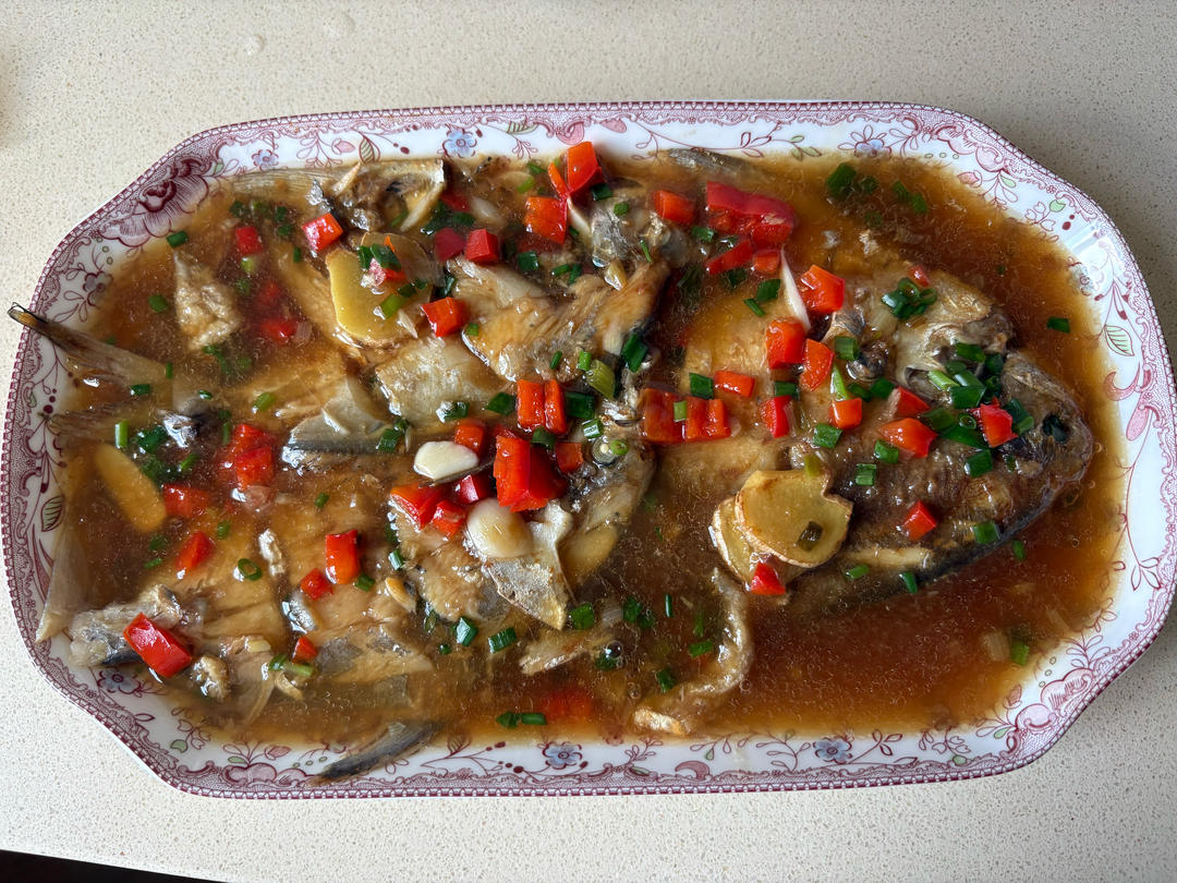 家常红烧鲳鱼