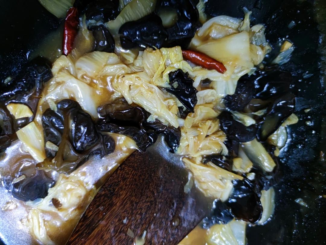 开胃下饭菜！醋溜白菜木耳