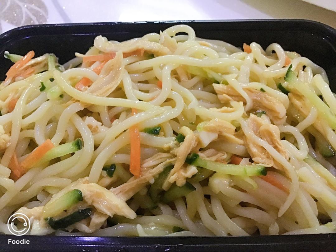 快手鸡丝凉面