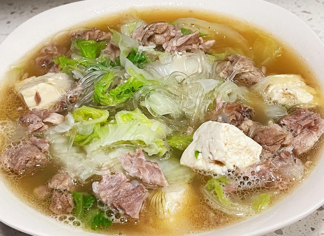 好吃不过这碗拆骨肉汤😍