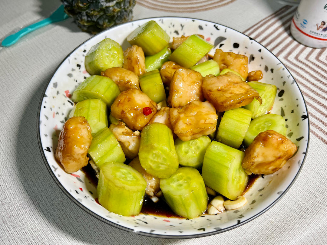 减脂餐l黄瓜凉拌虾滑🍤