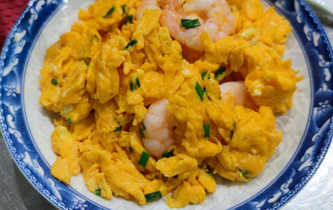 虾仁滑炒鸡蛋