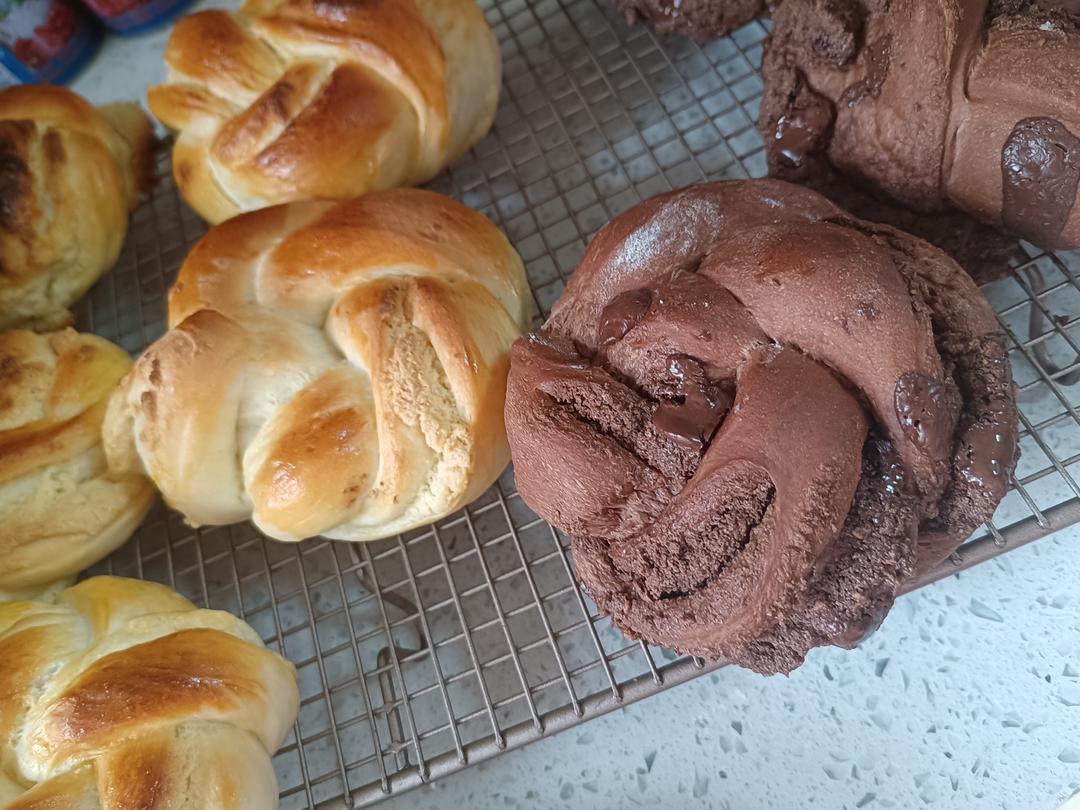 巧克力奶酥面包