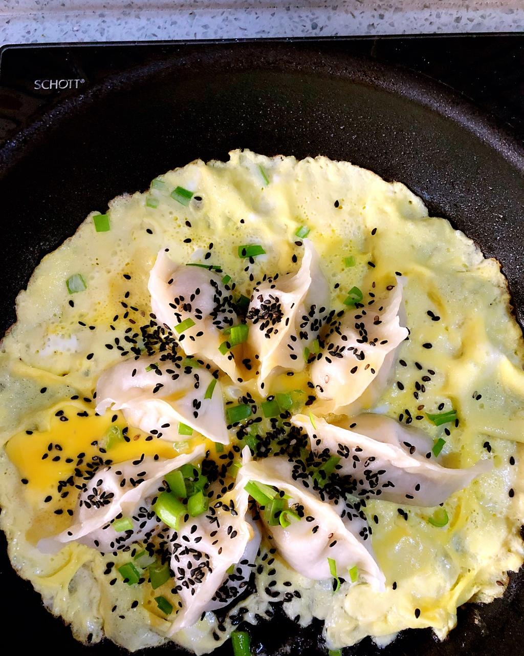 懒人快手抱蛋煎饺