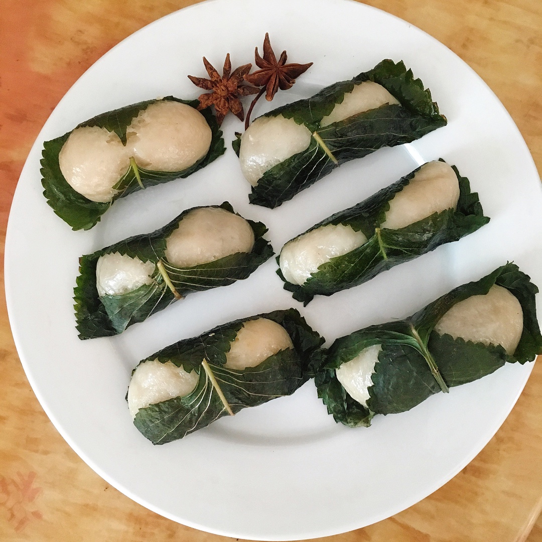 melodyn4la做的苏子叶紫苏叶饽饽