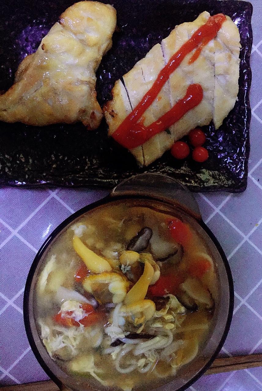 酷炫屌炸天好吃的煎鸡胸肉（香蒜蜂蜜煎鸡胸肉）