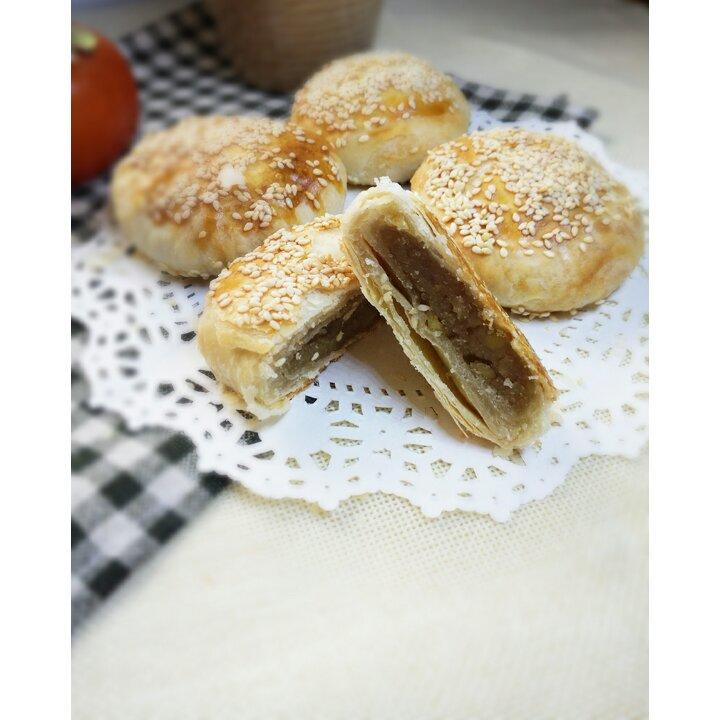 板栗飘香～新手都能学会的甜香板栗饼。(˶‾᷄ ⁻̫ ‾᷅˵)