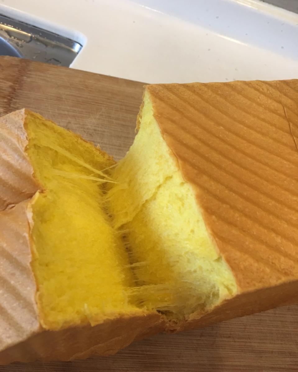 超级绵软拉丝的——牛奶南瓜吐司