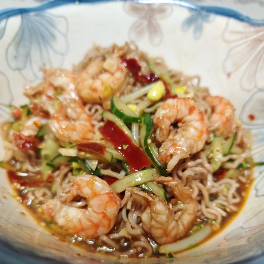 超好吃的凉拌面（荞麦面）