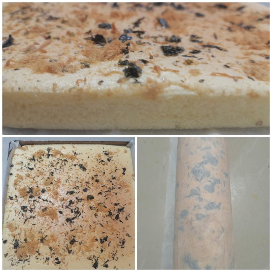 香葱肉松蛋糕卷这样做‼️满屋飘香（小视频食谱）