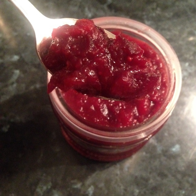 Easy made Cranberry Jam 快手蔓越莓酱的做法
