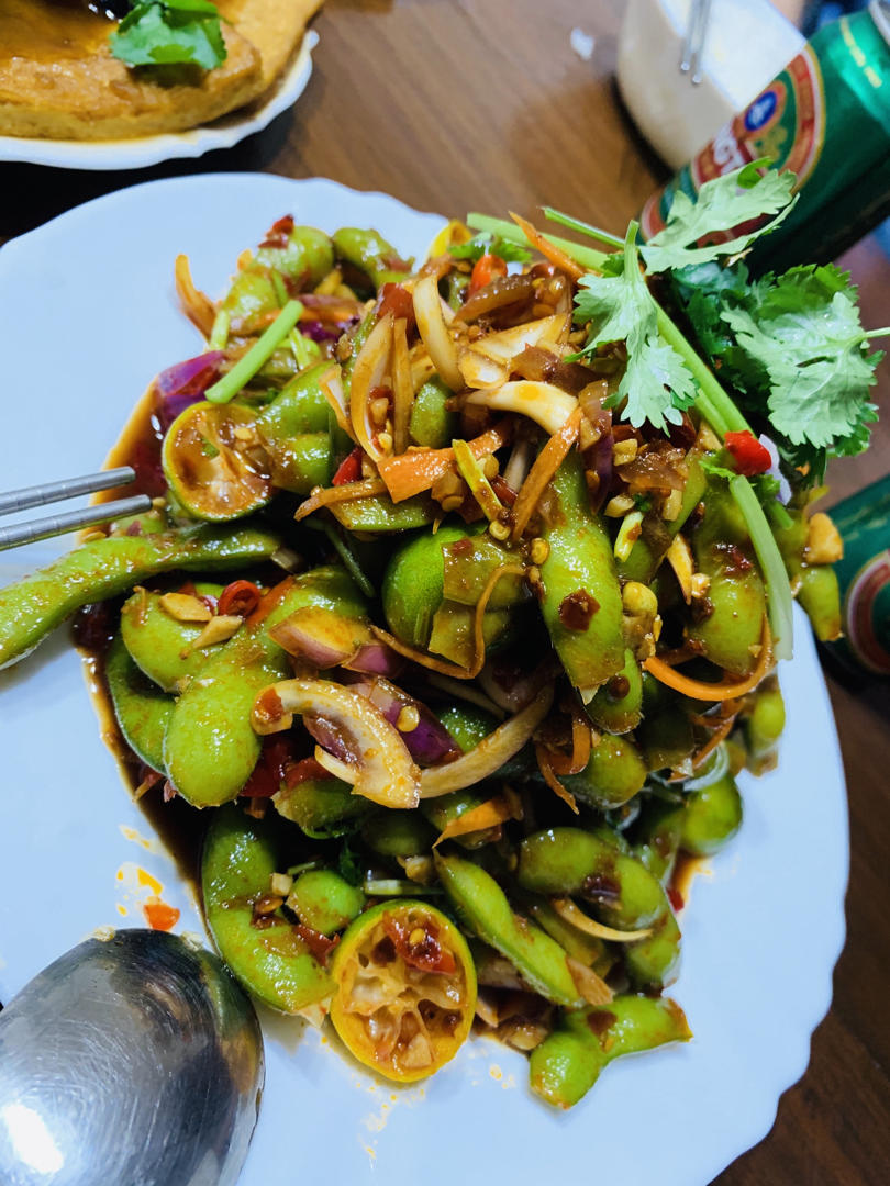 夏日爽口凉拌毛豆