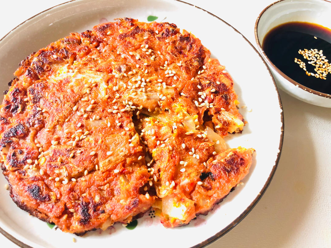 纯素美食｜韩式泡菜饼