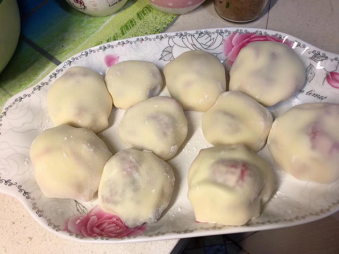 我自己做的奥利奥雪媚娘，被同事追着要链接