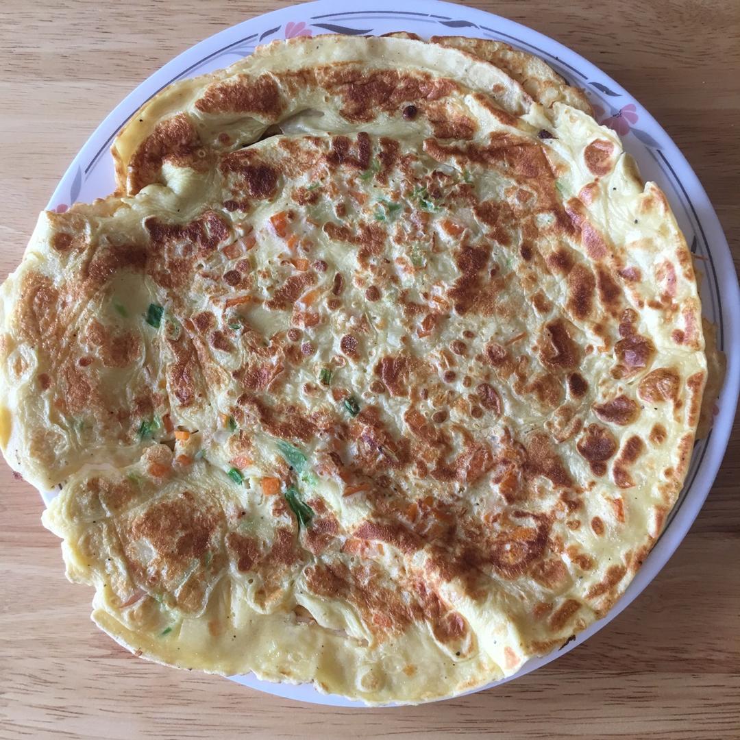 蔬菜鸡蛋饼的做法