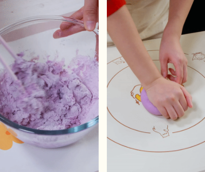 紫薯椰蓉卷【宝宝辅食】的做法 步骤1