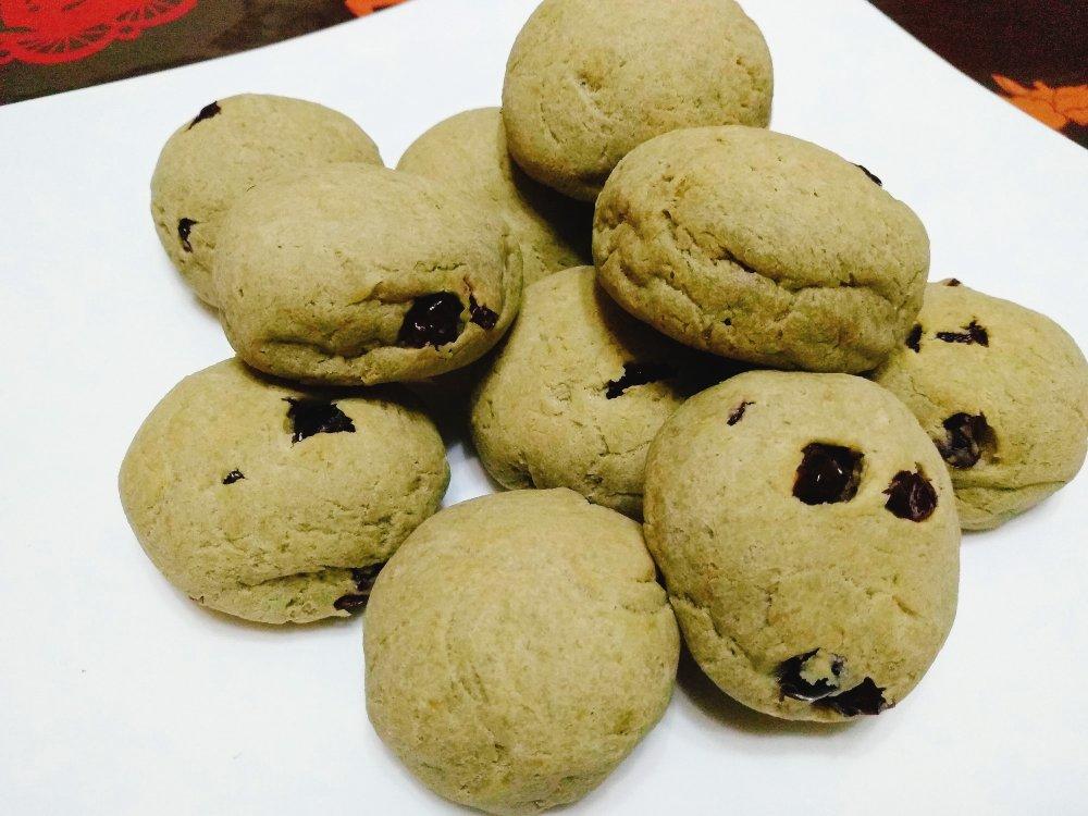 抹茶蔓越莓麻薯包（不回缩）