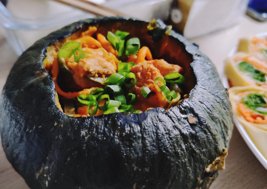 高逼格排骨南瓜盅🎃