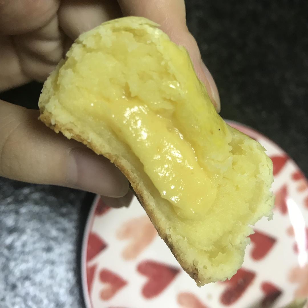 流心奶黄月饼（无吉士粉/转化糖浆版本）【曼食慢语】