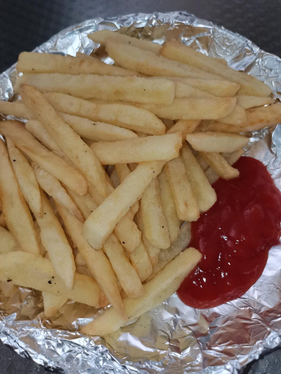 最简单炸薯条，比买的还好吃