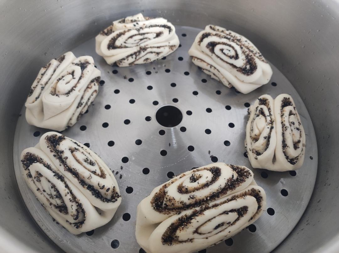 黑芝麻红糖卷
