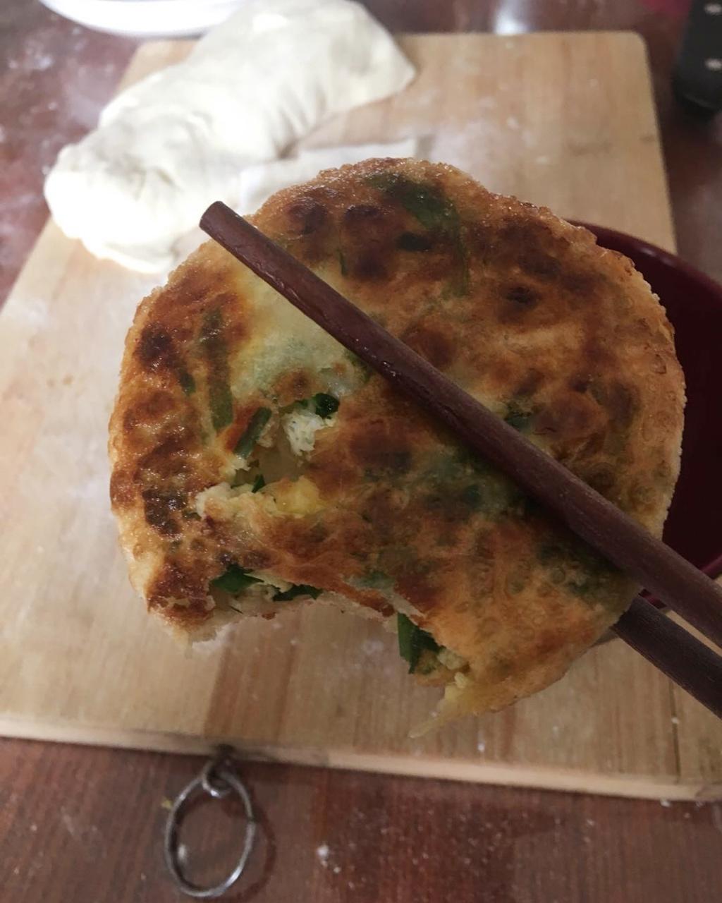 韭菜鸡蛋饼