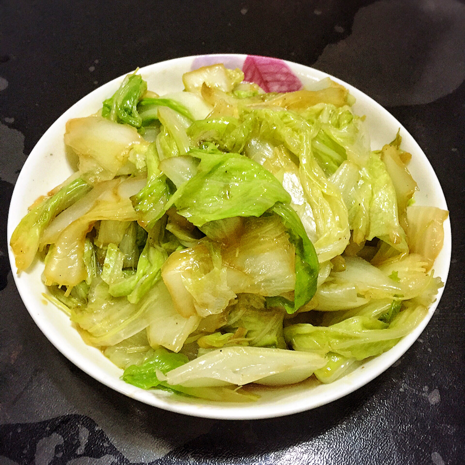 响油白菜