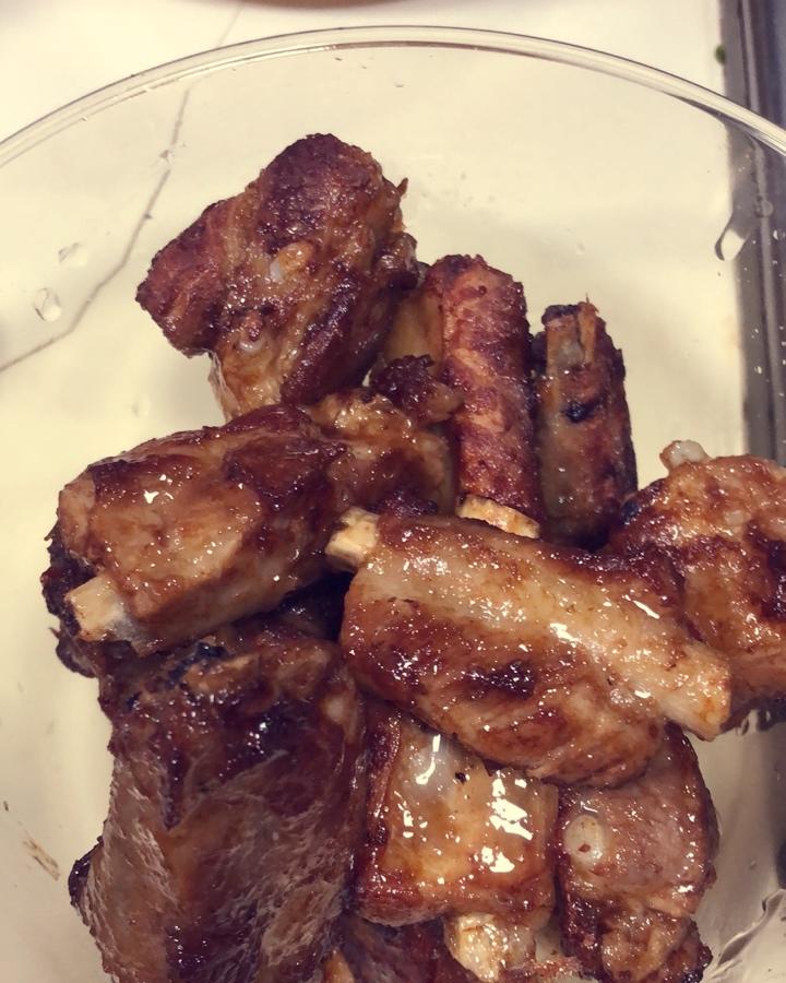 双椒煎排骨